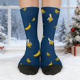 thumbnail image 3 of Crew Socks for Men Cute Banana Print Novelty Soft Lightweight One Size, 3 of 4
