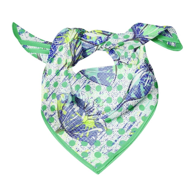 Bimba Womens Rectangular Printed Cotton Voile Scarf Neck Head Wrap-40 x 40 Inches