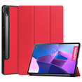 thumbnail image 1 of Pour Lenovo Tab P12 Pro Couverture avec Porte-Stylo 12.6 Pouces Couverture Antichoc Support Pliable Folio Couverture Intelligente pour Lenovo Tab P12 Pro 12.6 Pouces Rouge, 1 of 5