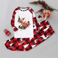 thumbnail image 2 of Vêtements de Noël pour la Famille Pyjamas de Noël à Carreaux pour la Famille Pyjamas Mignons à Motif Faon Pyjamas de Noël pour la Famille Tenue Décontractée (), 2 of 4