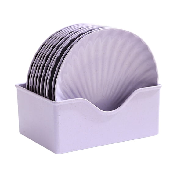 fheaev 10 Pc Cutlery Set With 6.29 In Food Tray Fruit Snack Bowl Can Be Used In Restaurants Food Shops Dining Halls Etc