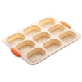 thumbnail image 2 of Oleegame 2PC Tin Foil Roll 9 Grids Multi Color Kitchen Silicone Oval Cake French Bread Baking Pan Non Stick Kitchen Utility Beige, 2 of 4