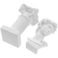 thumbnail image 2 of 1 Ensemble Colonne Romaine Statue de David Statue Grecque Daivid Sculpture en Résine Décoration pour la Maison, 2 of 6