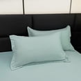 thumbnail image 1 of Birdeem Premium Solid Color Pillowcase, Soft Washed Cotton Material, King Size Cover for Full Bed Coverage, Luxury Design Enhances Bedroom Decor, Easy to Clean for Fresh Comfort, 1 of 9