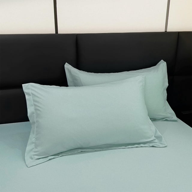 Birdeem Premium Solid Color Pillowcase, Soft Washed Cotton Material, King Size Cover for Full Bed Coverage, Luxury Design Enhances Bedroom Decor, Easy to Clean for Fresh Comfort