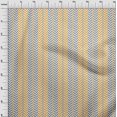 thumbnail image 3 of oneOone Polyester Lycra Fabric Stripe & Herringbone Geometric Print Fabric BTY 56 Inch Wide, 3 of 4