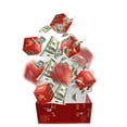 thumbnail image 4 of Explosion Surprise Unique Enveloppe Rouge Rebondissante Confettis Anniversaire Proposition de la Saint-Valentin, 4 of 7