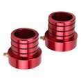 thumbnail image 3 of 2pcs Front Axle Tube Seal Set Durable Black Billet Aluminum Replacement ForWrangler Cherokee, 3 of 8