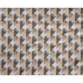 thumbnail image 4 of oneOone Polyester Lycra Light Brown Fabric Triangle Geometric Sewing Material Print Fabric By The Yard 56 Inch Wide, 4 of 4