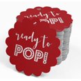 thumbnail image 4 of Inkdotpot 50 Pack Real Silver Foil Paper Tags Ready To Pop Baby Shower Favor Hang Tags, 4 of 6