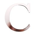 thumbnail image 1 of 2Pcs Letter Ornament Waterproof Removable Silver-plated 3D Mirror Surface Acrylic Decal for Wedding, 1 of 9