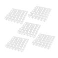 thumbnail image 1 of veasfak 30 Grid Egg Tray Egg Storage Container Egg Organizer Rack Stackable Reusable Egg 5pcs White, 1 of 9