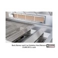 thumbnail image 3 of Lion 32-Inch Natural Gas Grill L75000 with 4 Ceramic Tubes w/ Flame Tray and Door and Drawer Combo and Single Side Burner and Refrigerator and 5 in 1 BBQ Tool Set Best of Backyard Gourmet Package Deal, 3 of 5