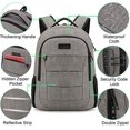 thumbnail image 3 of Sac à Dos de Voyage pour Ordinateur Portable, Résistant à l'Eau, Sac Antivol avec Port de Chargement USB et Verrou, Ordinateur 17,3 Pouces pour Affaires, 3 of 5