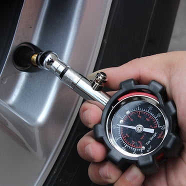 TIMIFIS Jauge de Pression Jauge de Pression pour Pneus - (0-100 Psi) Usage Intensif avec Grand Cadran de 2,3 Pouces Facile à Lire, Jauge de Pression Basse - Haute. Jauge de Pneus pour Voiture et Camions Pneus Essentiels d'Appartement