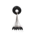 thumbnail image 2 of Graflsoa 10-Pack Bulk Fishing Rubber Stoppers, 6-Piece Sets, Large Black Round Head, Lightweight & Durable for All Water Types, 2 of 5