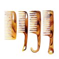 thumbnail image 3 of Styling Hair Comb Portable Modelling Supply Salon Accessory Barbershop Tools Hairdressing Instrument Creative Barber's Trimmer Curved Handle, 3 of 5