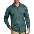 thumbnail image 4 of Dickies Mens Long-Sleeve Work Shirt, L, Lincoln Green, 4 of 6