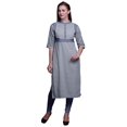 thumbnail image 1 of Bimba Kurta Santoon en Viscose Tunique d'Été Imprimée Kurtis Droite pour Femmes, 1 of 5