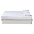 thumbnail image 2 of Baxton Studio Iseline Queen Size White Finished Wood Platform Bed Frame, 2 of 9