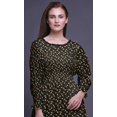 thumbnail image 5 of Bimba Robe de Plage Longue Maxi d'Été Bohème Gitane à Imprimé Floral pour Femmes, Smockée - Très Petit, 5 of 5