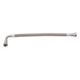 thumbnail image 1 of Russell Automotive 651121 Fuel Hose  3/8 Inch Inside Diameter; OEM Style Inlet/Outlet; Stainless Steel Braided Hose/ Anodized Clear Aluminum Fittings, 1 of 4