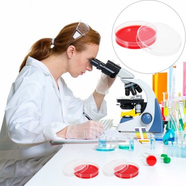 OULII 10pcs Agar Plates Agar Growth Medium For Microbiology Laboratory For And Industrial Use