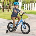 thumbnail image 2 of Costway 16" Kids Training Bike with Removable Training Wheels Pneumatic Tires Navy, 2 of 10