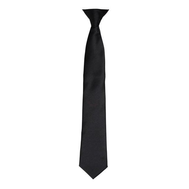 Premier Couleurs Cravate à Pince en Satin pour Hommes