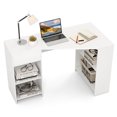 thumbnail image 1 of Costway L Shaped Computer Desk with Drawer & Storage Shelves for Home Office Workstation, 1 of 10