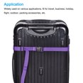 thumbnail image 5 of Unique Bargains Suitcase Belts with Quick Release Buckle Luggage Straps, Purple 2 Pack, 5 of 5