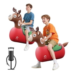 Abeec Space Hopper – Le Ballon Sauteur Jaune Avec Un Sourire, Pour Des Heures De Rebond En Extérieur !