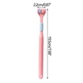 thumbnail image 2 of FcBaudy Manual Toothbrushes, Extra Soft Toothbrushes Adult Three-sided Toothbrush Men And Women Clean Soft Bristle Toothbrush Adult Toothbrush teeth brush, 2 of 2