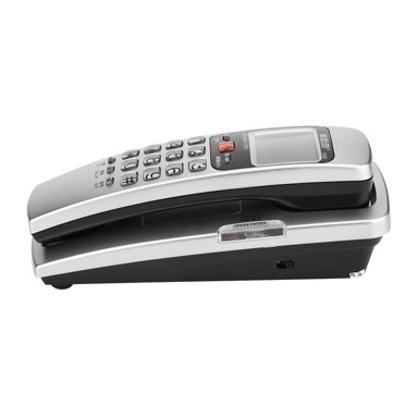 Qiilu FSK/DTMF Caller ID Telephone Corded Phone Desk Put Landline Fashion Extension Telephone for Hom, telephone landline,  corded phone