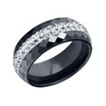 thumbnail image 2 of keepw Ceramics Fashionable Women S Ceramic Ring Wedding And Special Occasions Rings For Wedding black Size 6, 2 of 6