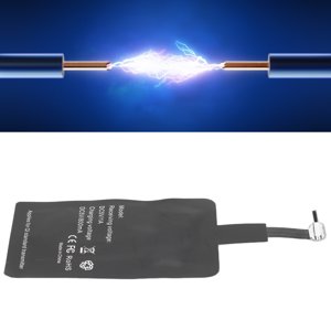 Domqga Qi Type C Micro USB Chargeur Pad,Qi Type C Récepteur de charge sans fil Universal Micro USB Adaptateur chargeur pour téléphone, Micro USB Adaptateur de chargeur sans fil rapide de type C