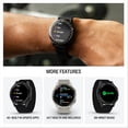 thumbnail image 4 of Garmin Approach S50, Advanced Golf GPS Smartwatch, AMOLED Display, On-Course Features, Wrist-Based Heart Rate, Cream Gold Aluminum Bezel with Ivory ComfortFit Nylon Band, 4 of 8