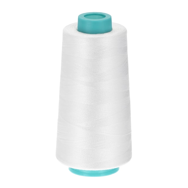 Unique Bargains 3000 Yards 40S/2 All-Purpose Polyester Sewing Thread (White)