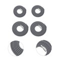 thumbnail image 4 of NIYANGLE 4 Pcs Corde de Chaise Longue Corde Latex Assise Confortable Gris, 4 of 8