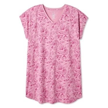 Chemise de nuit à encolure en V George Plus pour femmes