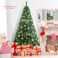 thumbnail image 3 of Gymax 7' Green Holiday Season Artificial PVC Christmas Tree Indoor Outdoor Stand, 3 of 10