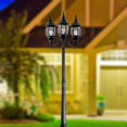 thumbnail image 2 of Designers Fountain 1923-BK Riviera Outdoor Post Lantern Light, Black, 2 of 4