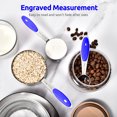 thumbnail image 4 of U-Taste 18/8 Stainless Steel Measuring Cups and Spoons Set: 10 Pieces Metal Stacking Kitchen Baking Cooking Food Measure Set 5 Cups 5 Spoons with Strengthened weld joints (Black), 4 of 10