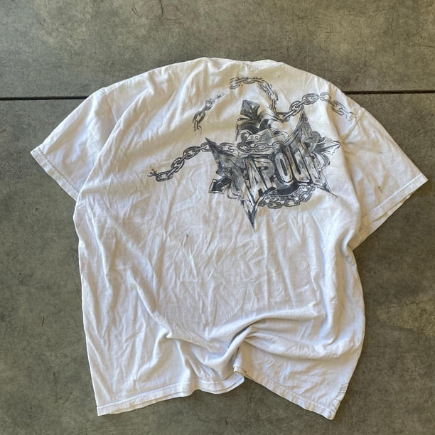 Tapout T Shirt Y2K Punk Hip Hop Graphic Letter Print Oversized
