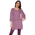 thumbnail image 1 of Moomaya Kurta Mini à Manches Kimono Tunique d'Été Kurtis Courts Imprimés pour Femmes, 1 of 5