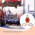 thumbnail image 4 of VONKY Car Interior Engine Oil Drain Nut Bolts Aluminum Alloy Screw Auto Modification Replacement Part Repairing Maintenance Accessory M12x1.25 M12x1.75, 4 of 6