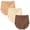 Brown, variant on INNERSY Seamless High Waist Briefs Underwear for Women Soft No Show Panties 3 Pack(M,Brown)