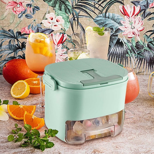 Pressing Ice Tray Ice Ice Box Ice Grinding Tool Large Capacity Ice Storage Household Food Grade Refrigerator