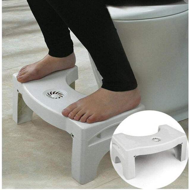 Foldable Toilet Stool Seat Multifunctional Portable Squatty Potty Footstool