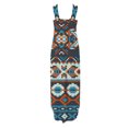 thumbnail image 5 of Birdeem Robe Longue Décontractée pour Femme à Col en V Sans Manches Imprimée, Coupe Ample, Style Camisole, Longue Robe+poche, 5 of 5